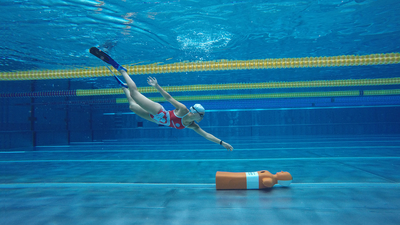 Übung Wasserrettung unter Wasser